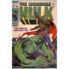 Incredible Hulk (1968 series) #112 in VG minus condition. Marvel comics [z  picture