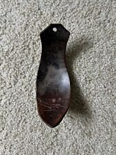 1850 Native American Plains Indian 6in Carved Horn Spoon picture