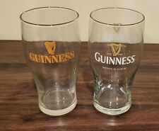 2 Guinness Irish Tulip Beer Glasses 20 oz picture