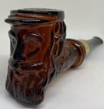 VINTAGE AVON Pipe Decanter WINDJAMMER Cologne glass empty picture