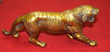 Brass Tiger Antique Style Statue Lion Jaguar Panther Shape Table Décor  RD119 picture