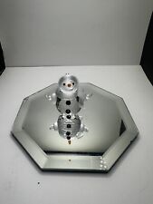 Swarovski Crystal 250229 Snowman 7475 000 065 In Box Small Chip On Scarf picture
