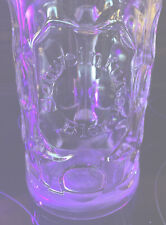 Vintage Heavy Thick Glass Stein Mug  1 Liter Marked Schweinfurter Bier picture