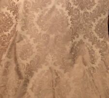SCALAMANDRE Silk Damask Tan large scale 2 yards+ New picture