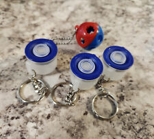 Vintage Tupperware Set Of 4 Assorted Miniature Keychains- Great Condition  picture