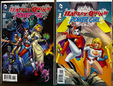 Harley Quinn Power Girl #1 & 6 Complete Series 2015 DC Comics Amanda Conner NM picture