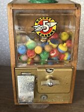 Vintage 1950’s Baby Grand Victor Charm Vending Machine With Charms No Key picture