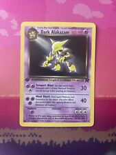 Pokemon Card Dark Alakazam Team Rocket 1st Edition Rare 18/82 Near Mint picture
