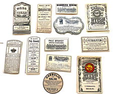 Large Selection of Vintage Advertising Stickers - 