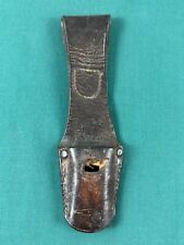 ORIGINAL AUSTRIAN 1895 AUSTRO HUNGARIAN ARMY BAYONET LEATHER BELT FROG picture