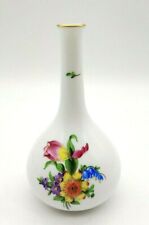 Herend Hungary Handpainted Porcelain Floral Bouquet Bud Vase 5.25