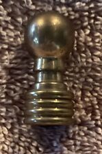 Vintage Polished Brass Pawn Chess Piece Lamp Finial picture
