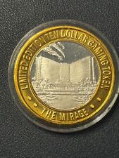 THE MIRAGE  $10 DOLLAR GAMING TOKEN .999 FINE SILVER COIN picture