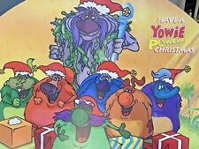 BIG ORIGINAL VINTAGE YOWIE-POWERED-CHRISTMAS CARDBOARD SHOP DISPLAY SIGN EXC picture
