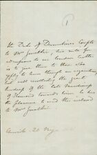 William Cavendish 6th Duke of Devonshire SIGNED AUTOGRAPHED Letter 1831 picture