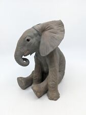 Vintage 1991 Lenox Smithsonian Institution Gray Porcelain African Elephant Calf picture