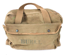 Vintage 40s WWII US Army Field Kit Bag Satchel Engineer picture