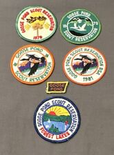 6 Goose Pond BSA Camp Patch ‘70s and 80s Lot Forest Lakes Council picture