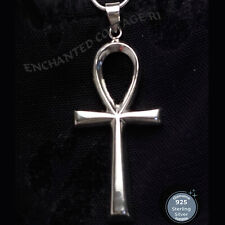 Sterling Silver 925 Egytian ANKH Eternal Life Cross Necklace Pendant Bali NEW picture