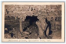 c1915 Pillared Palace View Wyandotte Cave Leavenworth IN RPPC Photo Postcard picture