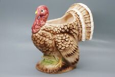 Vintage Relpo Turkey Planter Ceramic Thanksgiving 6641 Made in Japan 5.75
