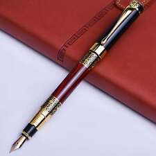 Metal Ink-Refill Fountain Writing Pens Stationery Business Writting Gift B0qX picture
