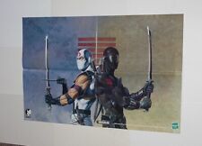 G.I. Joe Poster #12 Snake Eyes and Storm Shadow by David Michael Beck GI Energon picture