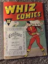 DC Treasury F-4 Famous First Edition: Whiz Comics #1 (1974) Bronze Age DC Comic picture