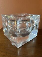 1970’s Alessandro Albrizzi Swivel Lucite Acrylic Clear Ice Bucket picture