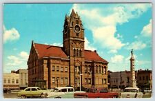 Postcard South Carolina Anderson County Courthouse and Confederate Monument picture