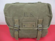 WWII US Army M1936 Canvas Musette Bag or Pack Khaki Color - Dtd 1945 - NICE #1 picture