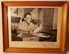 1950 ATOMIC BOMB TESTING PACIFIC COL.PAUL PREUSS SIGNED PHOTO ENIWETOK JTF 7 picture