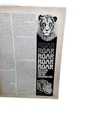 1975 Roar Cologne For The Sensuous Lion Original Print Ad picture