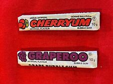 Vintage 1970’s GRAPEROO & CHERRYUM BUBBLE GUM   O-Pee-Chee  NOS  Rare picture