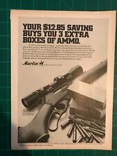 1969 Marlin Firearms Print Ad. Model 336 Lever Action Rifle. .30/30 Cal. 8