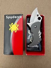 Spyderco Pochi Knife with Stainless Steel Blade with Titanium Handle - PlainEdge picture