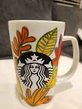 2016 Starbucks Fall Leaves 16oz Tall Coffee Mug picture