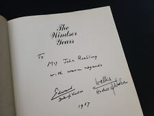 King Edward VIII Signed Book Royalty Duchess Wallis Simpson The Windsor Years UK picture