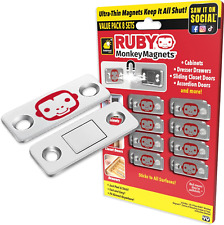 RUBY Monkey Magnets AS-SEEN-ON-TV Ultra-Thin Magnetic Plates Keep It All Shu... picture