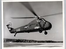 Aviation Sikorsky Aircraft CH-34 US Army Helicopter c1960s B&W Photo C6 picture