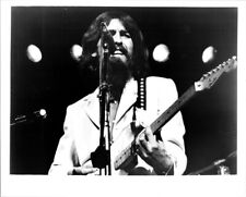 George Harrison 1970's era on stage with guitar vintage 8x10 inch photo picture