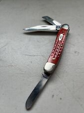 Case XX U.S.A. 6318 SS Pocket Worn Old Red Bone Medium Stockman Knife New picture