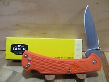 New Buck USA 112 Slim Select Folding Pocket Knife In Orange  - 12024 picture