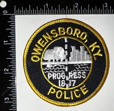 VINTAGE Owensboro KY Kentucky Police Patch picture