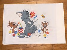 VTG Tom & Jerry Hanna Barbera Cartoon MGM Corp. Standard Pillowcase  picture