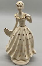Vintage art deco Lady Porcelain figure With 22 Kt Trim picture