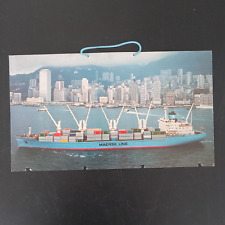 Mathilde Maersk Line Container Ship Hanging Calendar Topper Cardboard 14