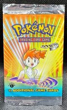 1999 2000 Pokémon TCG 1st Edition Gym Heroes Empty Booster Pack Vintage MISTY picture