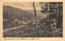 Eyachmuhle swischen Wildbad & Herrenalb Germany 1921 Postcard Posted to USA picture