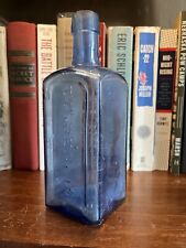 RARE Early Tilden & Co New Lebanon, NY Blue Bottle - Nice, AS IS picture